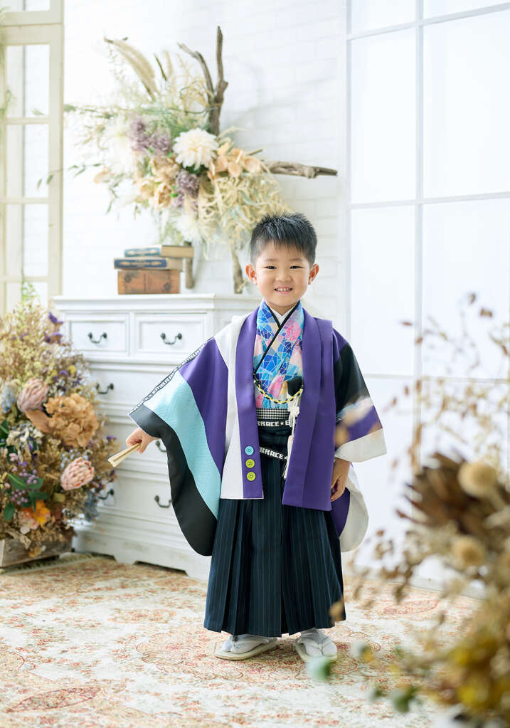 七五三　キャンペーン　記念写真　３才　５才　７才　着物　羽織　袴　被布　レンタル衣装　着物レンタル　鎧かぶと　甲冑　おしゃれ　かっこいい　かわいい　753